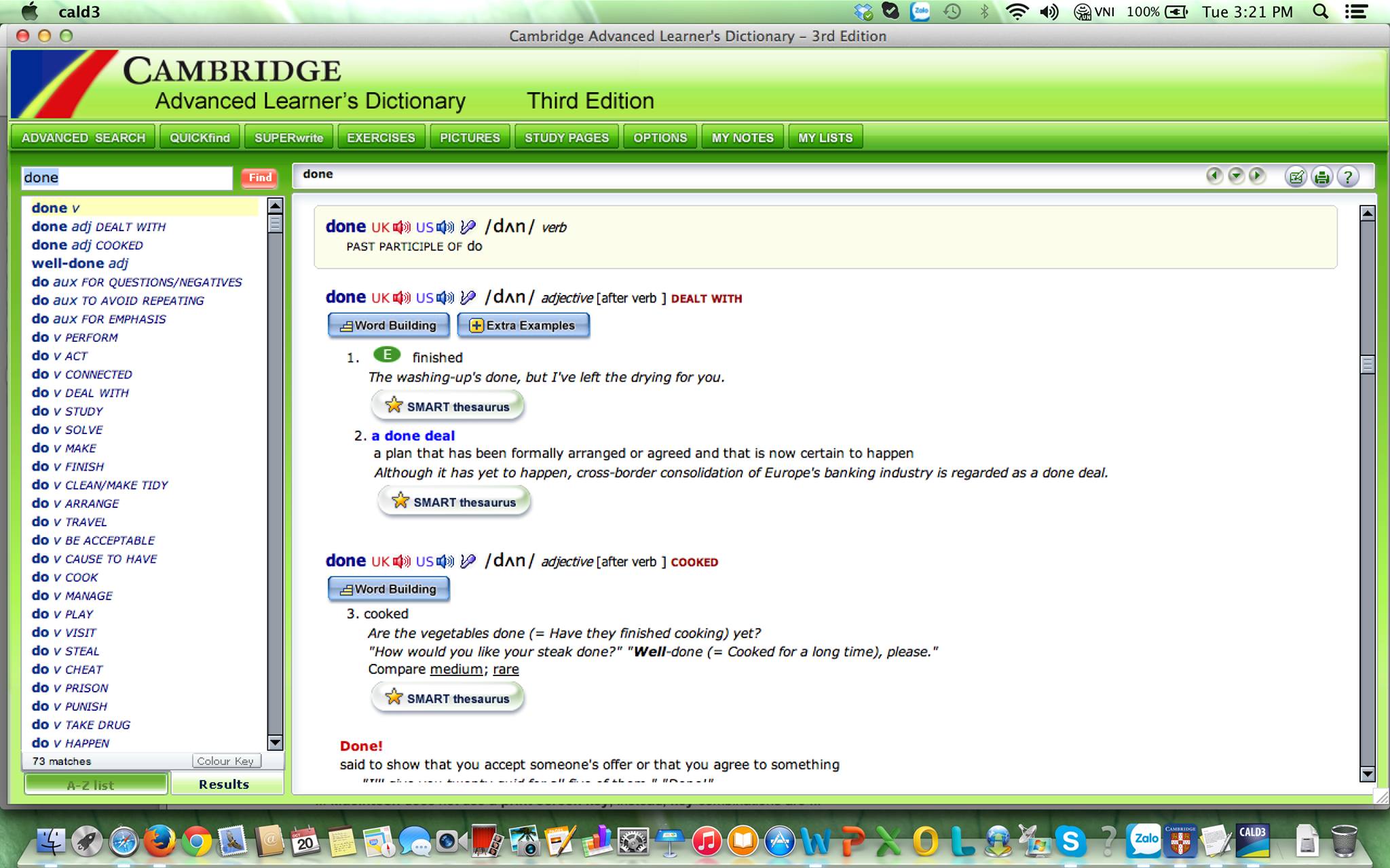 EMAS: hướng dẫn cài từ điển Cambridge trên Macbook pro, air